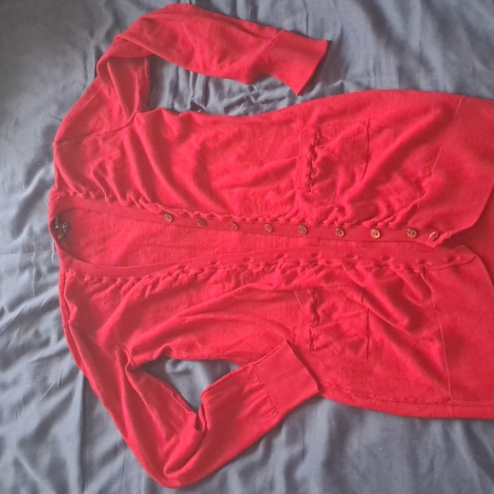 Bright Red Dolce & Gabbana Cardigan